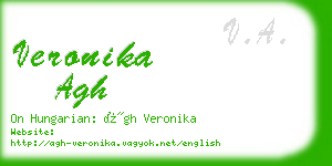 veronika agh business card